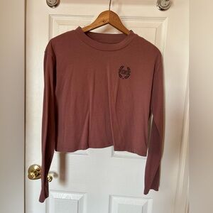 PINK Victoria's Secret Pink Crop Top Sweatshirt